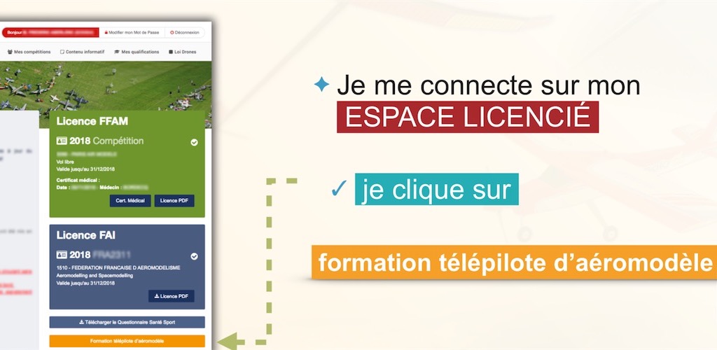 Où je me connecte sur l'espace de formation en ligne 