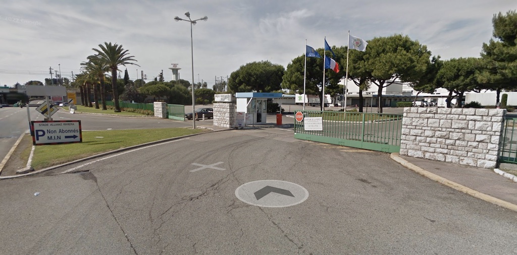Entrée du MIN à Nice Porte B