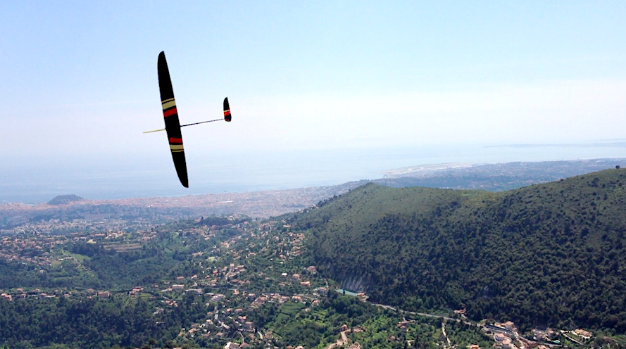 Planeur F3F au Mont-Chauve